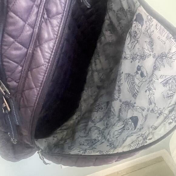 Oliver Thomas Backpack Womens Metallic blue Quilted Tennis Racket bag - Picture 13 of 16